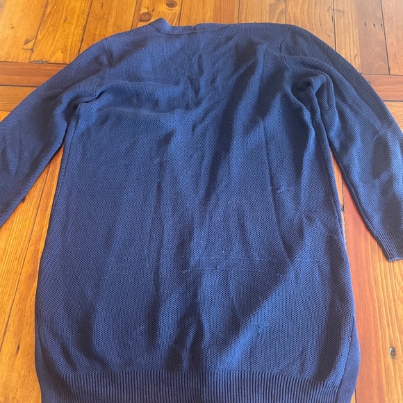 Blue Tencel Eileen Fisher Cardigan - Picture 5 of 8
